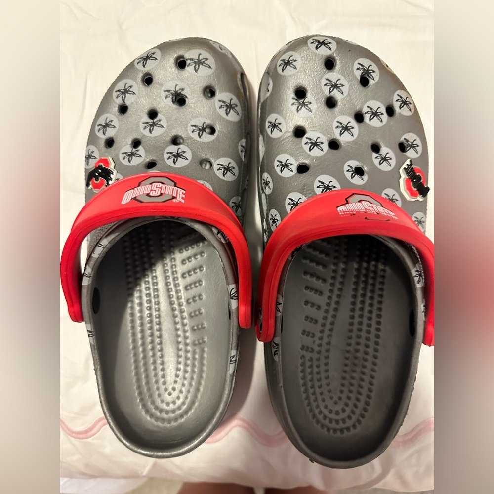 Ohio Buckeye Crocs